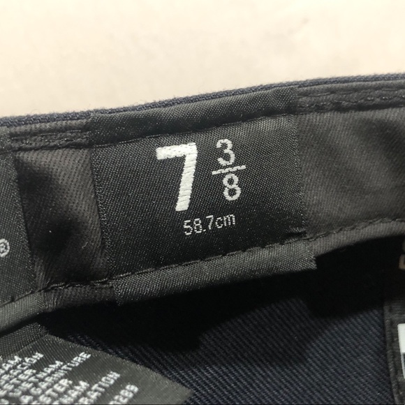 New Era, 59Fifty Fitted Hat, New York Yankees, Navy Blue & White - Picture 9 of 12